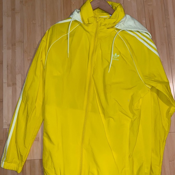 Mens Adidas Nylon Convertible Track Jacket - Picture 2 of 2